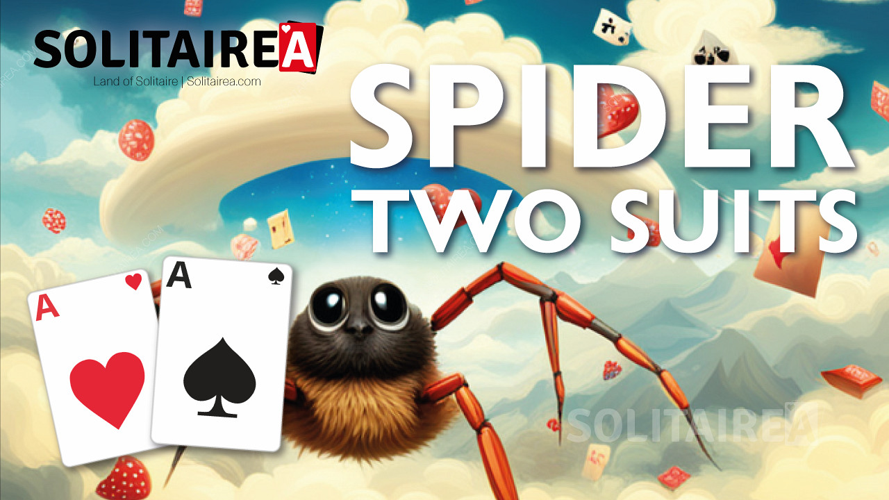 Joacă Spider Solitaire 2 culori și învață strategia jocului (2024)