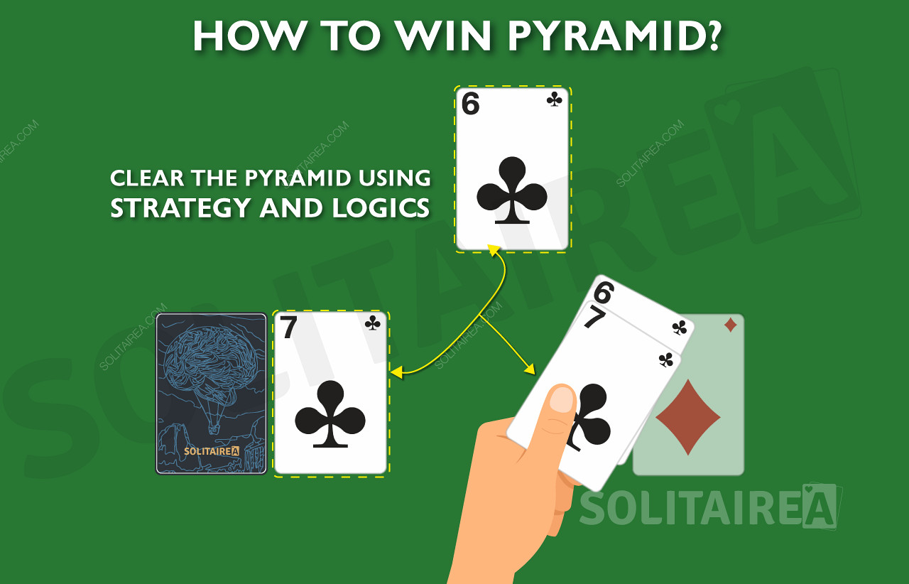 Învățați regulile Solitaire Pyramid înainte de a vă dezvolta strategii pentru a câștiga.