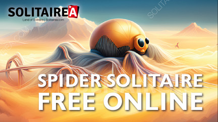 Joacă Spider Solitaire gratuit online cu diferite niveluri de dificultate